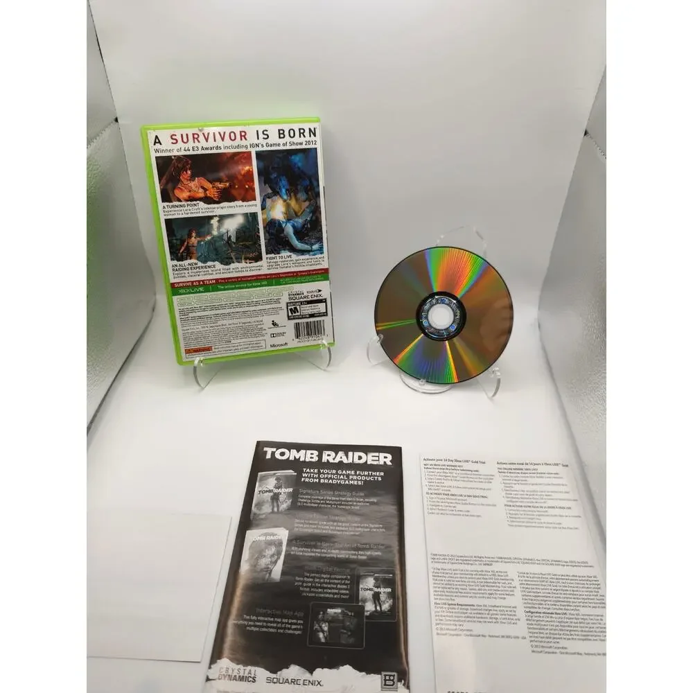 Tomb Raider Xbox 360 CIB Complete w/ Manual Square Enix